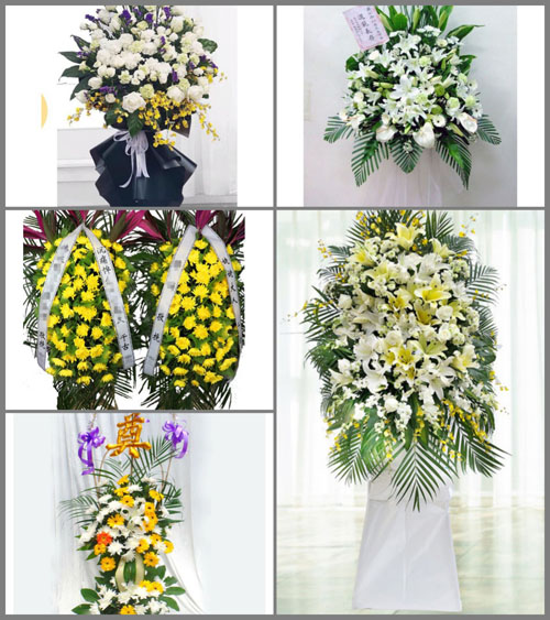 福建福州平潭县南海乡白事花篮预定
